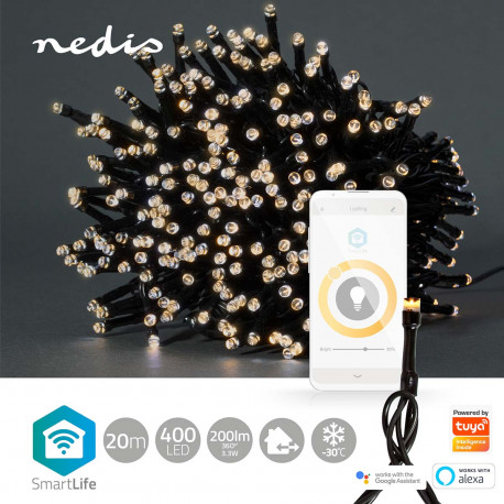 Guirlande lumineuse Wi-Fi intelligente à LED 20M