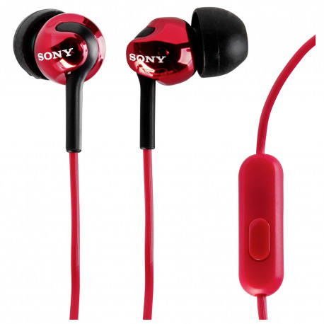 Sony MDR-EX110APR red in-ear headphones