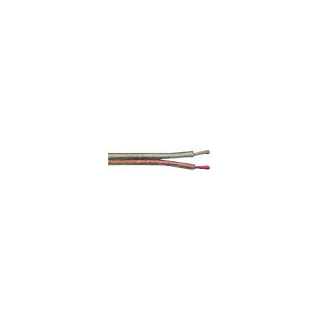 Flexibele luidsprekerkabel 2x4mm² - Transparant