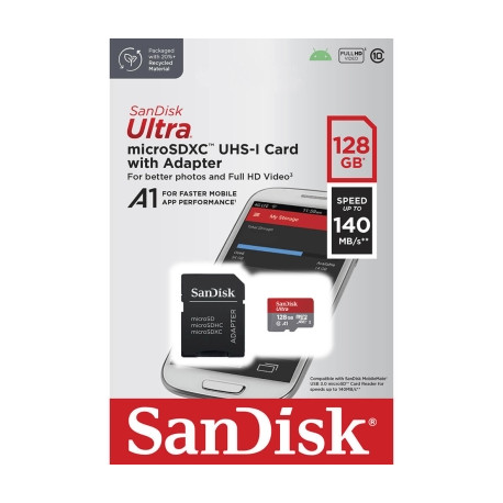 SanDisk Ultra - Flash memory card 128GB