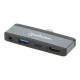 Manhattan 4-en-1 - USB-C - HDMI, USB-A, USB-C PD, jack 3.5