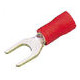 Cosse isolee M6 rouge section: 0.5 - 1.5mm² *10pc