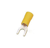 Cosse isolee M4 jaune section: 4 - 6mm² *10pc