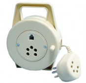 Cable Plat RJ12/RJ12 Blanc Téléphone - 2m
