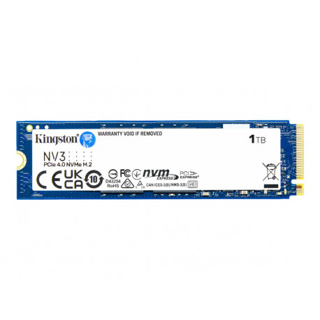 Kingston SSD 1TB M.2 NVMe NV3 PCIe 4.0