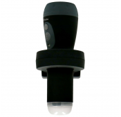 Oplaadbare LED-zaklamp Zwart