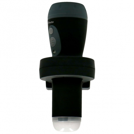 Oplaadbare LED-zaklamp Zwart