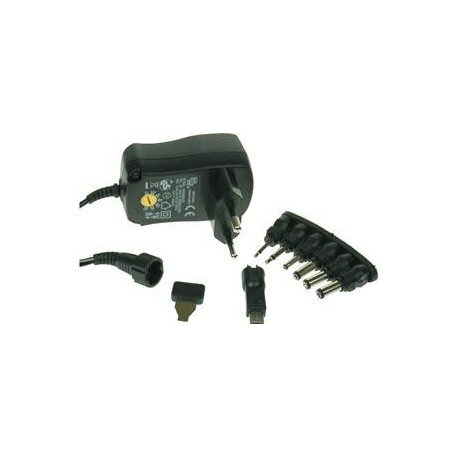 230V AC vers 3-12V DC / 600mA - 7.2W