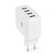 4 x USB-A Wall Charger 24W