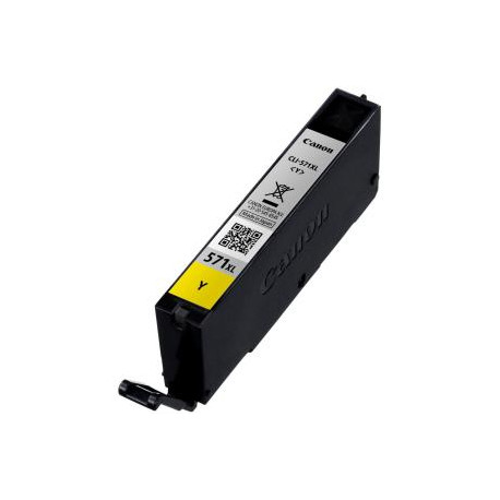 Canon Cartouche d'encre jaune à haut rendement CLI-571XL