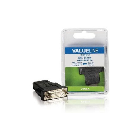 High speed HDMI-adapter -DVI-D 24 + 1 Female Zwart