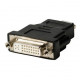 High speed HDMI-adapter -DVI-D 24 + 1 Female Zwart
