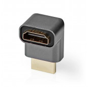 Adapter HDMI female 270° gold plated