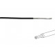 Koppelingsdraad ø1.4 mm - 0.2 mm² - Meeraderig - Zwart 100m