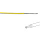 Wiring wire ø1.4 mm-0.2 mm²-stranded-yellow 100m
