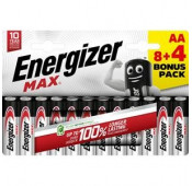 Energizer - Alkaline batteries MAX AA 8+4 Promo