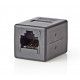 Modular coupler for 2 cables 8/8 (RJ45)