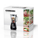 Blender 1,5L glas spray 500W Zwart mat