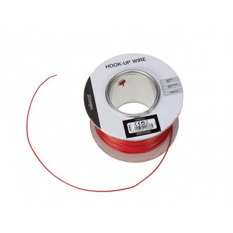 Fil de cablage rouge multibrins 7 x Ø 0.193mm -0.20mm² 100m