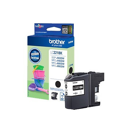 Brother LC221BK - noir - originale - inkjet